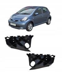 TOYOTA AYGO I 2005-2012 ŚLIZGI MOCOWANIE ZDERZAKA PRZÓD P+L 2 sztuki
