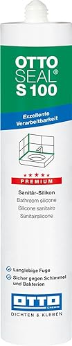 OTTOSEAL Silikon sanitarny S100 Premium C01 kolor biały 300 ML