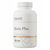 OstroVit Biotin Plus 100 tabs биотин цинк волосы ВИТ B7 селен фолиевая кислота