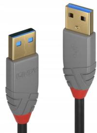 Kabel USB 3.0 Lindy 36754 5 m szary