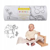 COLORESCA KOLOROWANKA W ROLCE FIGURY GEOM XXL