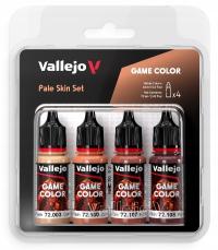 Vallejo 72379 Game Color Zestaw 4 farb - Pale Skin