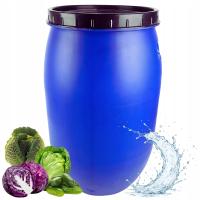 BECZKA ZBIORNIK POJEMNIK NA DESZCZÓWKĘ DO KISZENIA KAPUSTY OGÓRKÓW 120L