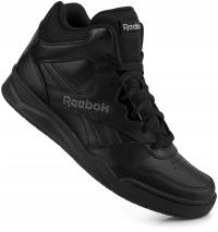 Buty sportowe Reebok czarne wysokie skórzane