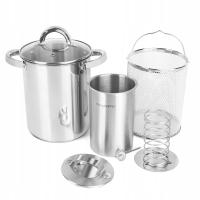 Набор ветчины с термометром колбасный горшок с ситечком 4л Konighoffer