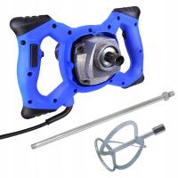 Ręczna 6-biegowa elektryczna betoniarka, odpowiednia farba, cement (niebieska)