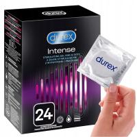 Durex INTENSE презервативы для увеличения оргазма с язычками и полосками 24 шт