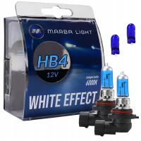 ŻARÓWKI HB4 12V MARBA LIGHT WHITE EFFECT + W5W