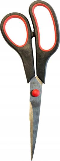 Nożyczki biurowe D.RECT ergonomiczne gumowy uchwyt 21cm