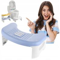 Podnóżek Toaletowy Podest Łazienkowy Stołek Taboret DZIECI Schodek Masażer