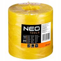 SZNUREK ROLNICZY MOCNY 1KG DO MOCOWANIA WEŁNY BUDOWLANY - 1000m - ŻÓŁTY -