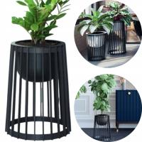 Клумба высокая двухсторонняя стойка для цветов 40h внутренняя вставка