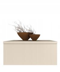 Тумбочка полка подвесной ящик шампанское бежевый крем миля 40 см