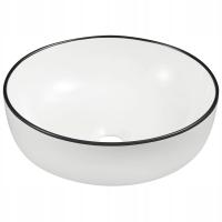 Umywalka nablatowa Kerra KR-98 WH/BL