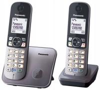 Panasonic KX-TG6812PDM беспроводной телефон DUO
