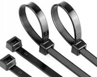 OPASKI ZACISKOWE TRYTYTKI CZARNE UV 300x9.0mm 100 szt