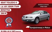 Seat Toledo 1.6MPi 105KM, Super Stan, Zarejest...