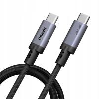 Kabel QGeeM przewód USB 4 THUNDERBOLT 4 240W 8K 60Hz 40Gbit/s 240W 1m