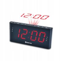 RADIOBUDZIK RADIO FM BUDZIK Z PROJEKTOREM wyświetlacz LED DENVER CPR-710