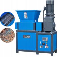 Двойной вал мельница Дробилка шредер для пластиковых кабелей макулатуры стилер 7.5 kW