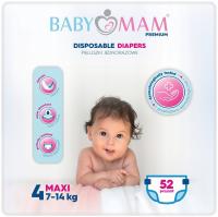 Подгузники BABYMAM EXTRA CARE MAXI 4 памперсы (7-14 кг) 52шт