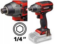 Klucz udarowy Einhell bezszczotkowy 1/4'' 220 Nm 18 V akumulatorowy
