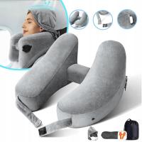 PODRÓŻNA PODUSZKA POD KARK, NADMUCHIWANA PODUSZKA PODRÓŻNA, MIĘKKA, LEKKI