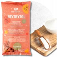 Erytrytol ERYTROL 1000 g Słodzik cukier naturalny 1 kg/ 0 KALORII FRUTAVITA