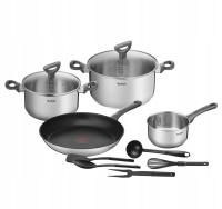 Набор кастрюль Tefal Daily Cook Steel индукция 11el