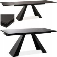 Раскладной стол SALVADORE 160-240X90 см матовый черный