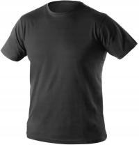 Przewiewna KOSZULKA ROBOCZA męska czarna T-Shirt męski 100% BAWEŁNA