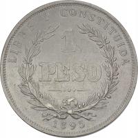 5.aj.URUGWAJ, 1 PESO 1895