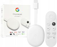 Chromecast Google 4K с Google TV белый