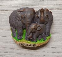 TAJLANDIA SŁOŃ Magnes na lodówkę ceramiczny C422
