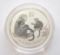 AUSTRALIA 1 $ 2016 ROK MAŁPY UNCJA SREBRO