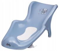 Детское кресло-шезлонг для купания с плюшевым мишкой-грязный синий