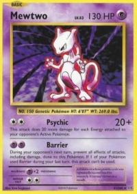 Pokemon TCG Psychic - Mewtwo (EVO 51) non holo Stan grana