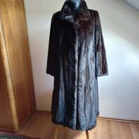 Futro NORKA wysuwana ciemny brąz