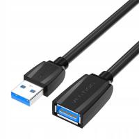 Przedłużacz USB Vention VAS-A45-B150 czarny 1,5m
