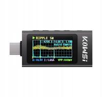 Miernik napięcia prądu Woltomierz Amperomierz KWS-X1 DC 4-30V 0-12A HD IPS