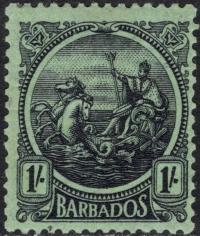 kol.bryt.Barbados sea horse 1 Sh.czysty *