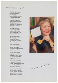Вислава Шимборска стихотворение похороны с оригинальным автографом Нобелевского лауреата