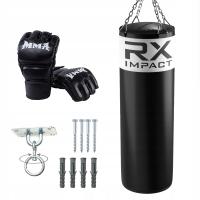 120 cm 30 kg WOREK TRENINGOWY BOKSERSKI PEŁNY WYPEŁNIONY MOCNY NA PREZENT