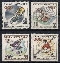 Czechosłowacja 1972 Mi 2067-2070 Czyste **