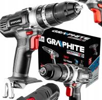 АККУМУЛЯТОРНАЯ ДРЕЛЬ-ШУРУПОВЕРТ УДАРНАЯ МОЩНАЯ ОТВЕРТКА ВИНТОВАЯ МАШИНА GRAPHITE