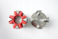 Sprzęgło typu Rotex kłowe stalowe GET 38-45 komplet + wkładka fi80 L114