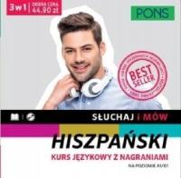 PAKIET: SŁUCHAJ I MÓW. HISZPAŃSKI 3W1