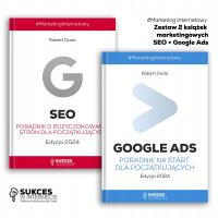 Zestaw 2 książek o Marketingu - Google Ads oraz SEO dla początkujących