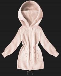 WEŁNIANA KURTKA ALPAKA W017# BLADY ŁOSOŚ Uniwersalny