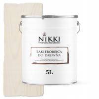 LAKIEROBEJCA DO DREWNA 3W1 BIAŁY EXTRA LAZURA BIAŁA SATYNA 5L OCHRONNA UV